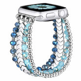 Crystal Stretch Beaded Bracelet Watch Band